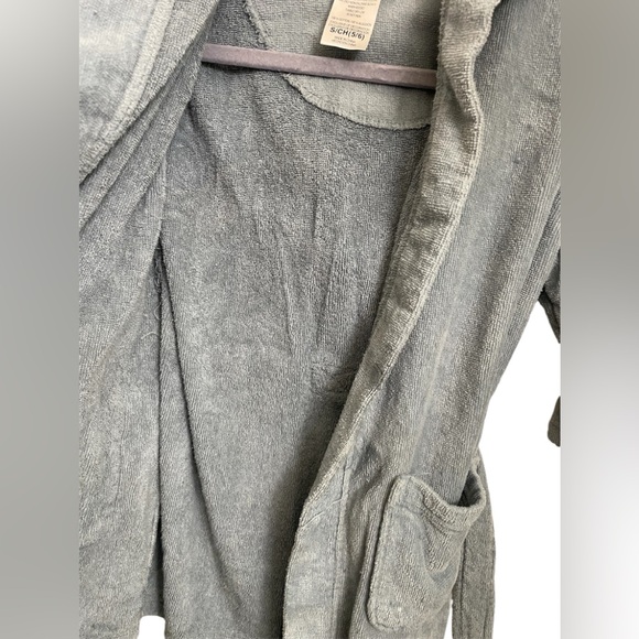 Saint Eve Gray Shark Theme Hoodie Coverup Sz (S 5-6) - Picture 3 of 4